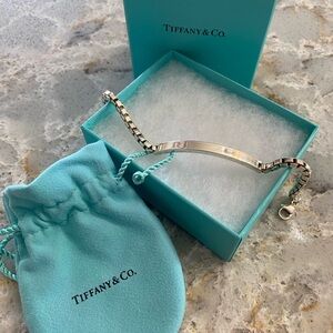 Tiffany & Co. Silver Venetian ID Bracelet